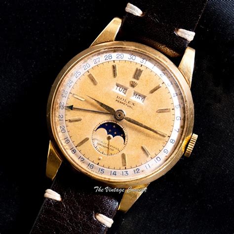 rolex triple date|rolex gold moonphase.